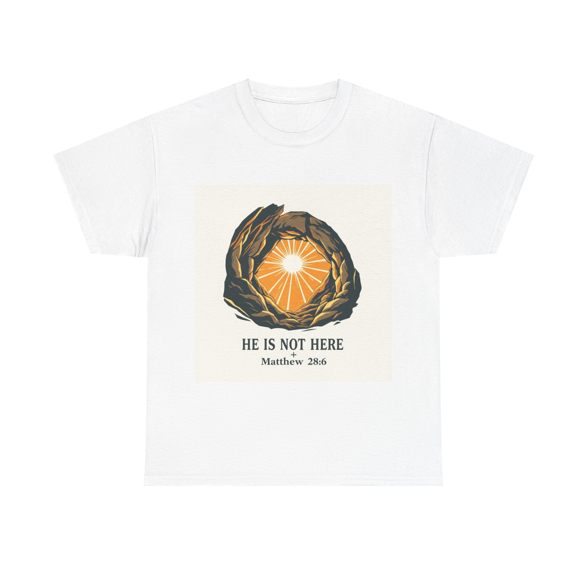 Stone Rolled Back Resurrection Graphic Tee - Joy Through Christ